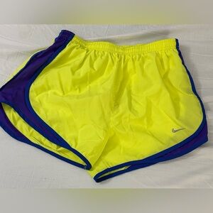 Nike Dri-fit Shorts in Yellow, Purple and Royal Blue 3.5” inseam EUC